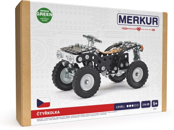 MERKUR Quad – Baukasten mit 236 Teilen