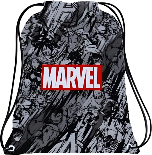 Isolierter Marvel-Frühstücksbeutel mit Aufdruck und Kordelzug