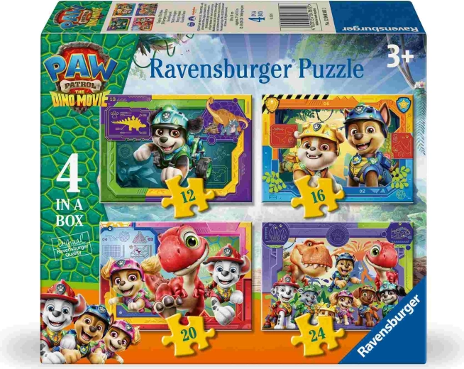 Paw Patrol: Der Dino-Film 4-in-1-Puzzle Ravensburger