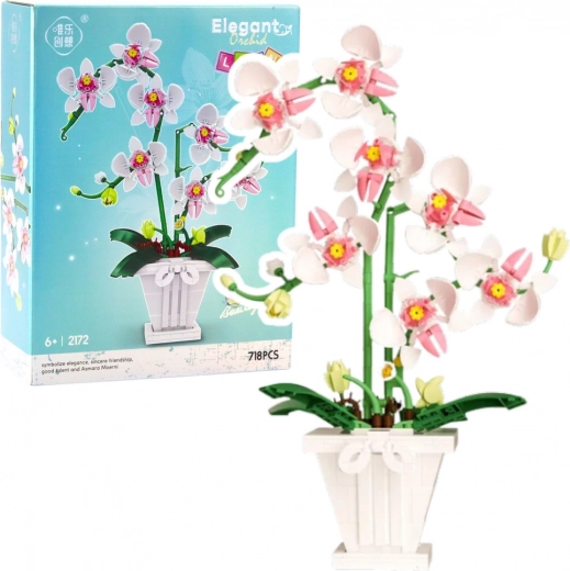 Bausatz Elegante Orchidee 718 Teile