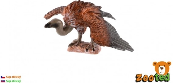 Afrikanischer Geier Kunststofffigur 10 cm