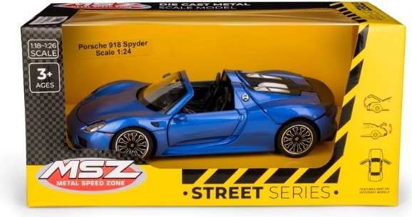 MSZ Porsche 918 Spyder im Maßstab 1:24, blau
