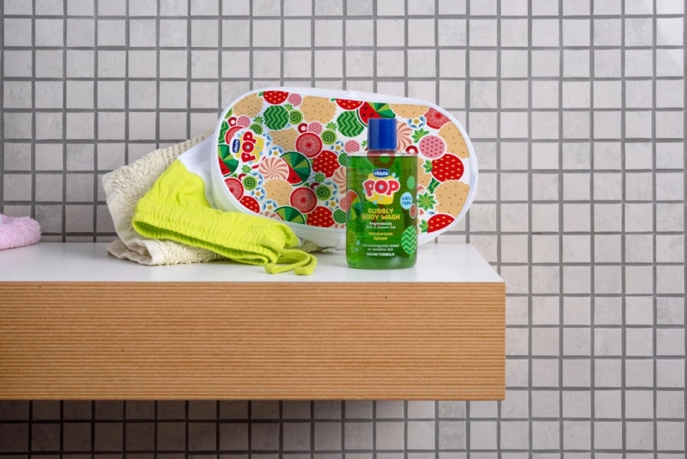 Praktische Verpackung fürs Bad und für unterwegs