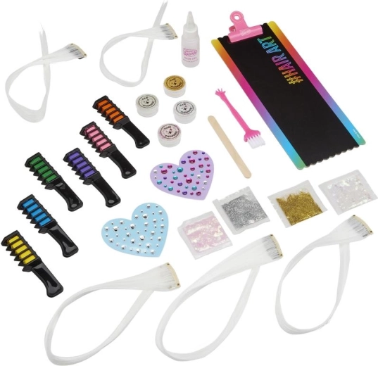 Komplettes Kreativ-Set für Hair-Art
