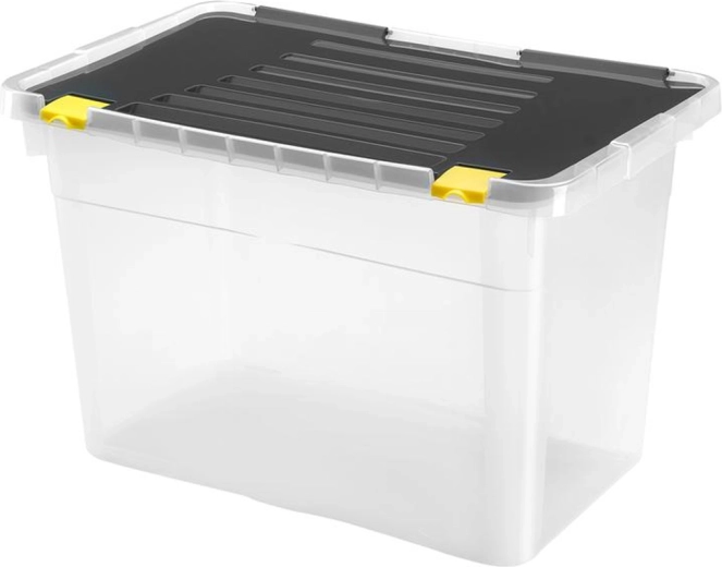 Kunststoff-Aufbewahrungsbox mit Deckel HEIDRUN 54 l