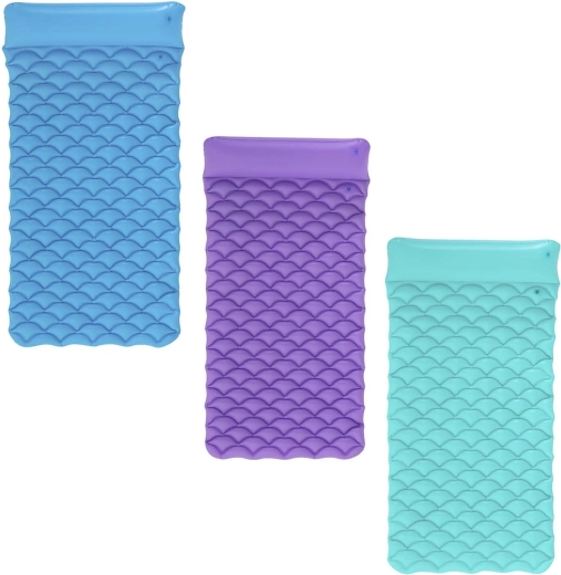 Strandluftmatratze mit Fenster 213 × 86 cm – türkis