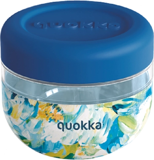 Lebensmitteldose Quokka Bubble Blue Peonies blau 500 ml