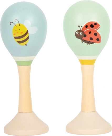 Sanfter und angenehmer Rasselklang