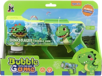 Dino-Seifenblasenpistole mit Batteriebetrieb
