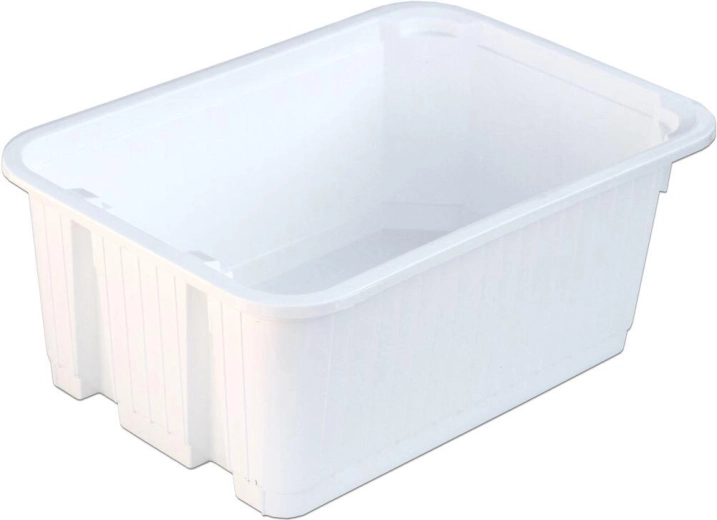 Stapelbarer Kunststoffkorb 30 × 21 × 12 cm – Farbmix