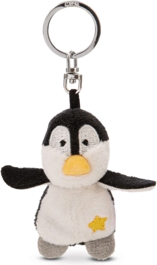 NICI Schlüsselanhänger Plüsch-Pinguin mit Stern 5 cm - 1 Stück