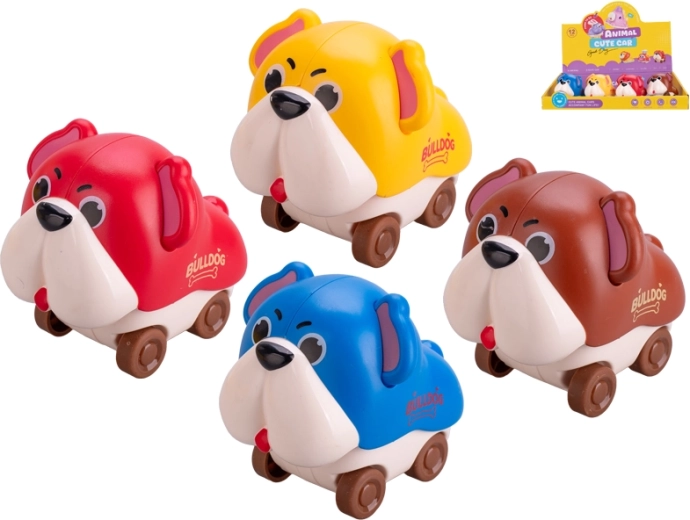Interaktiver Kunststoff-Hund 7,5 cm – fahrendes Spielzeug für Kinder