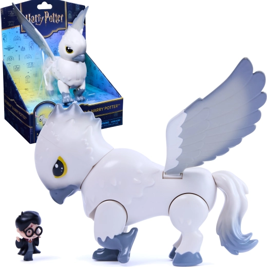 Spin Master Harry Potter Figur Klofan (Buckbeak) Hippogreif und Mini-Figur Harry Potter – 1 Stück