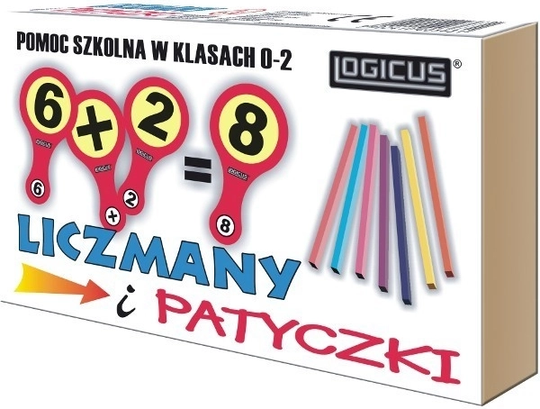 Rechenrahmen und Holzstäbchen zum Erlernen der Zahlen 0–20