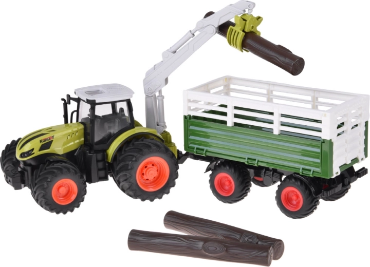 360° drehbarer Ausleger und funktionaler Greifer