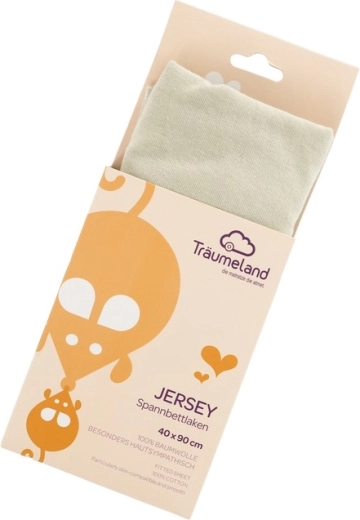 Träumeland Jersey-Spannbettlaken 40 × 90 cm Desert Sage