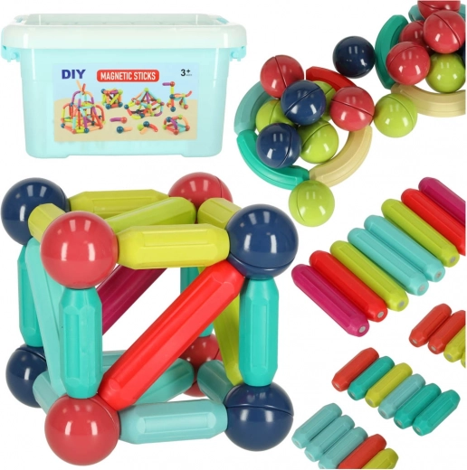 Magnetische Blöcke für die Kleinsten – 50 Teile