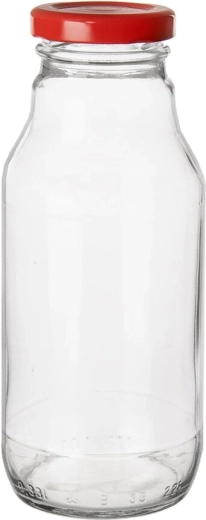 Glasflasche mit Schraubverschluss 0,33 l
