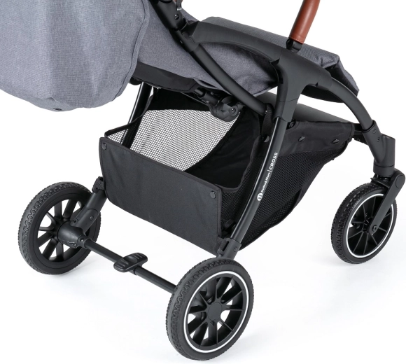 Große gefederte Räder für eine ruhige Fahrt in der Stadt und in der Natur