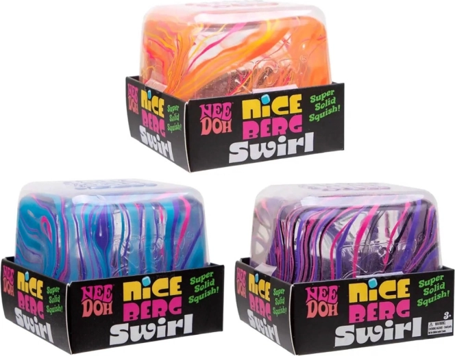 Schylling NeeDoh Quetsch-Würfel Nice Berg Swirl