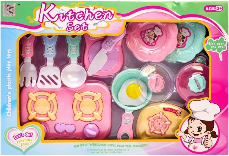 Küchenset – 14 Teile – 1 Stück
