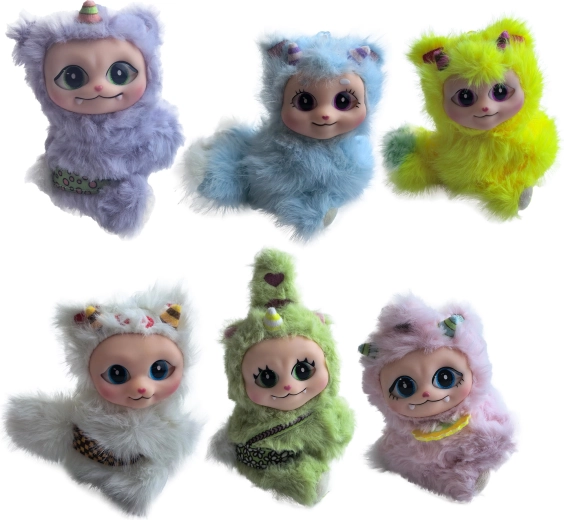 Momoland Plüsch-Schlüsselanhänger 12 cm (Mix aus 6 Varianten)