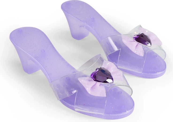 Lila Ballerinas zum Verkleiden