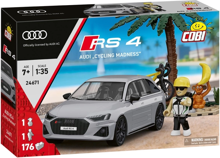 COBI Audi RS4 Cycling Madness Bausatz im Maßstab 1:35