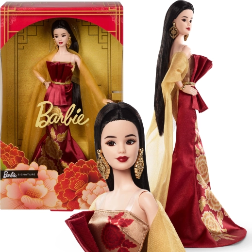 Mattel Barbie Signature Sammlerpuppe zur Feier des Lunar-Neujahrs – 1 Stück