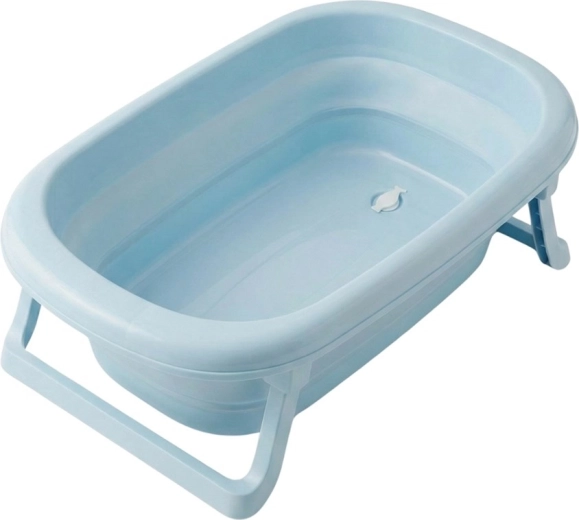Faltbare Kunststoff-Babybadewanne TEGA BABY blau