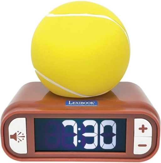 Lexibook Tennis-Wecker mit leuchtendem Ball