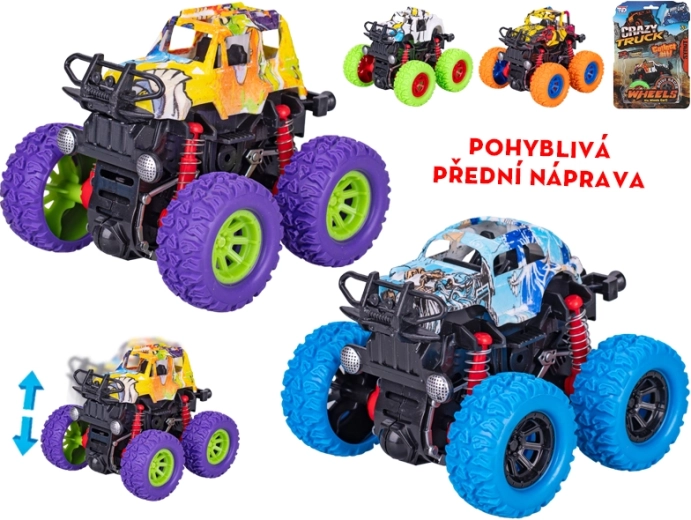 Monstertruck Crazy Truck mit Schwungrad 9 cm