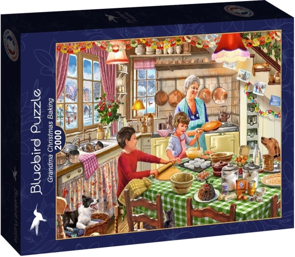 Bluebird Puzzle Weihnachtsbacken bei Oma, 2000 Teile