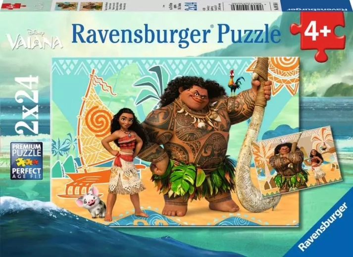 Ravensburger Puzzle Vaiana: Freunde 2x24 Teile
