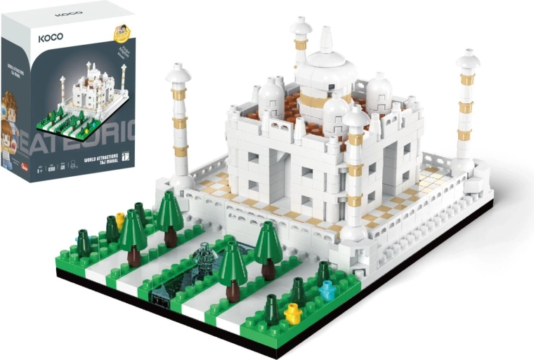 KOCO Mini-Bausatz Taj Mahal, 539 Teile und 2 Figuren