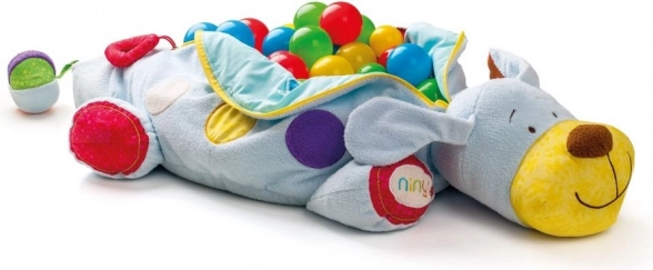 Multifunktionaler Plüschhund mit Bällen von Nina