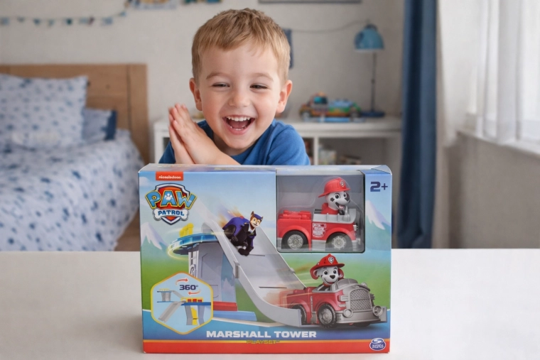 360° drehbare Plattform und kompatibles Spiel