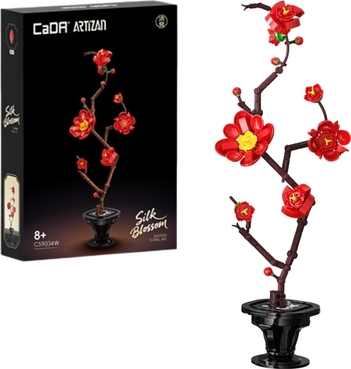 Bausatz CaDA Silk Blossom – Blumendekoration aus Bausteinen