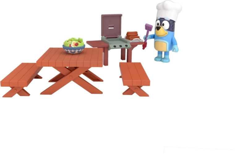 Komplette Garten-BBQ-Szene