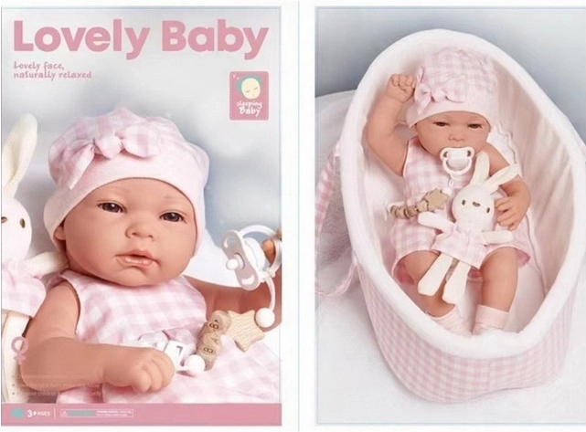 Bobas-Puppe, 38 cm, mit Tragehilfe