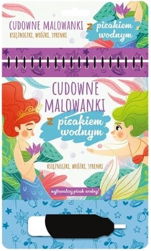 Wunderbare Wasser-Malbücher mit Wasserstift – Prinzessinnen, Feen und Meerjungfrauen