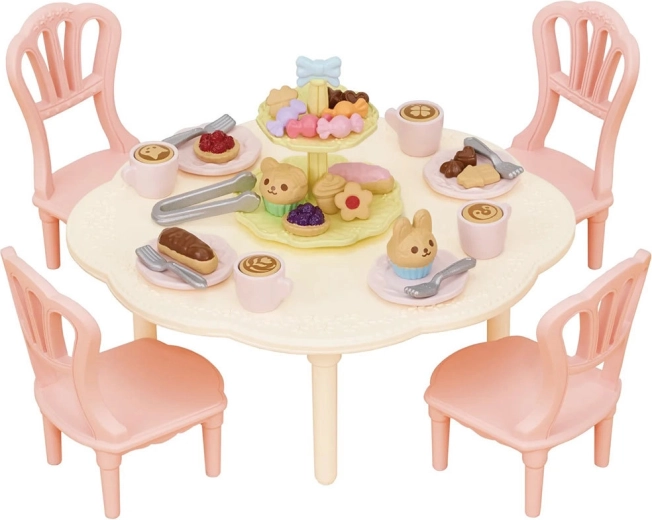 Festtafel für vier Personen