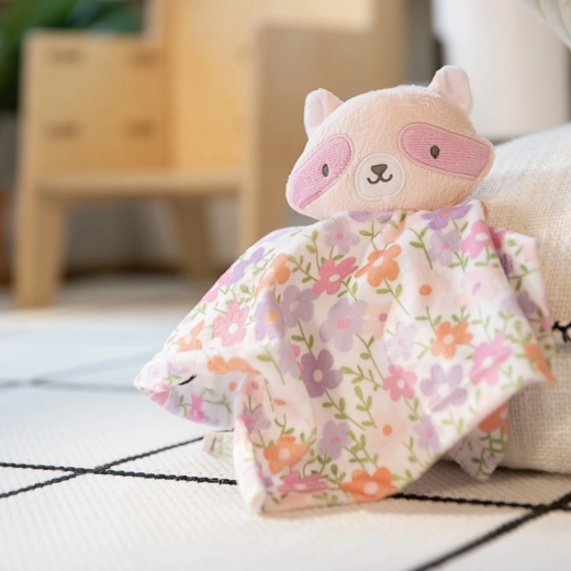 Niedriges Design mit Waschbär Deni
