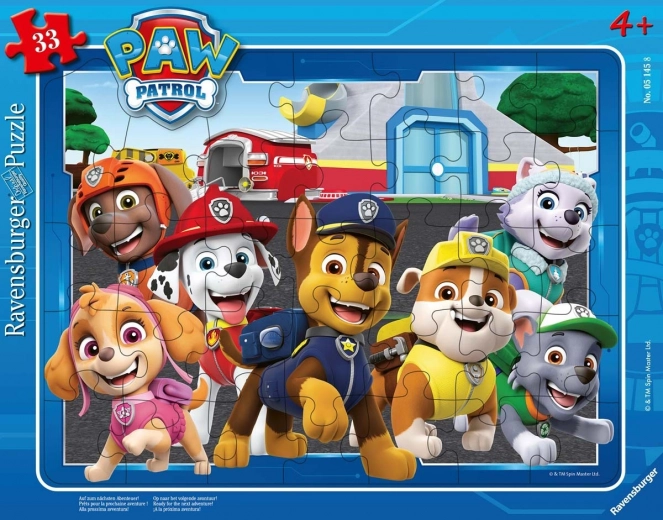 Puzzle 33 Teile Paw Patrol