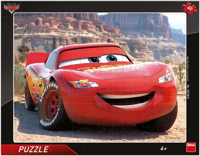 Puzzle Autos: Lightning McQueen 40 Teile