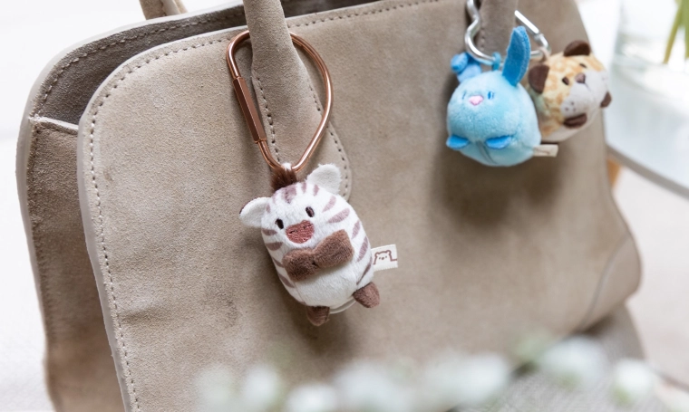 Stylisches Accessoire für Tasche, Schlüssel und Outfit