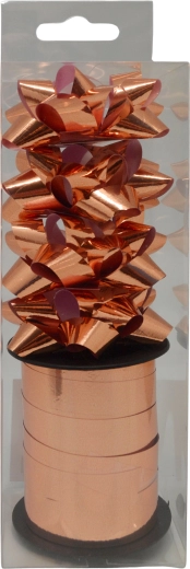 Set Geschenk-Schleifen Rosa mit Band 10 m (4 Stk.) SPARKYS