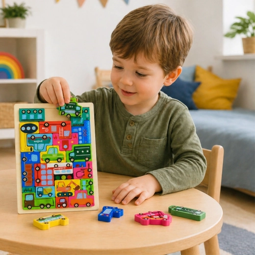 Spielerisches Lernen mit Fahrzeugen