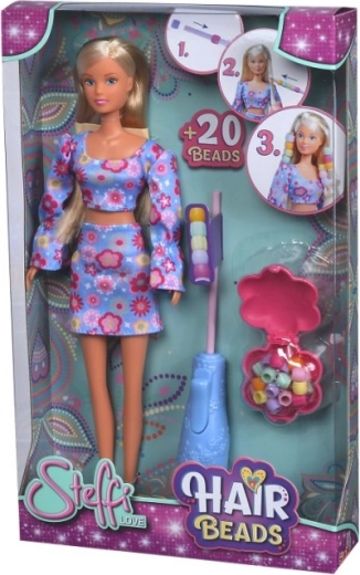 Puppe Steffi Haarperlen