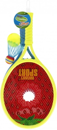 Fröhliche Farben und Obstmotive